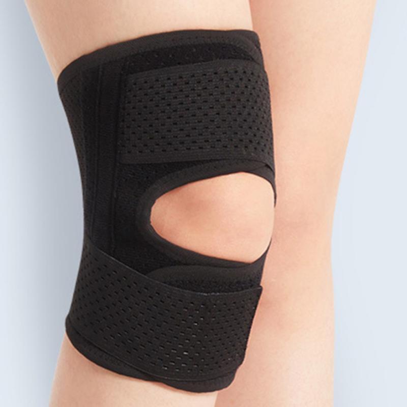 Adjustable Knee Support (1 Count), Breathable Knee Straps, Sports Protective Gear for Men & Women