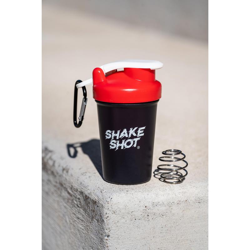 Shake Shot Bottle Black 4 oz -Mini Pre-workout & Supplement Bottle