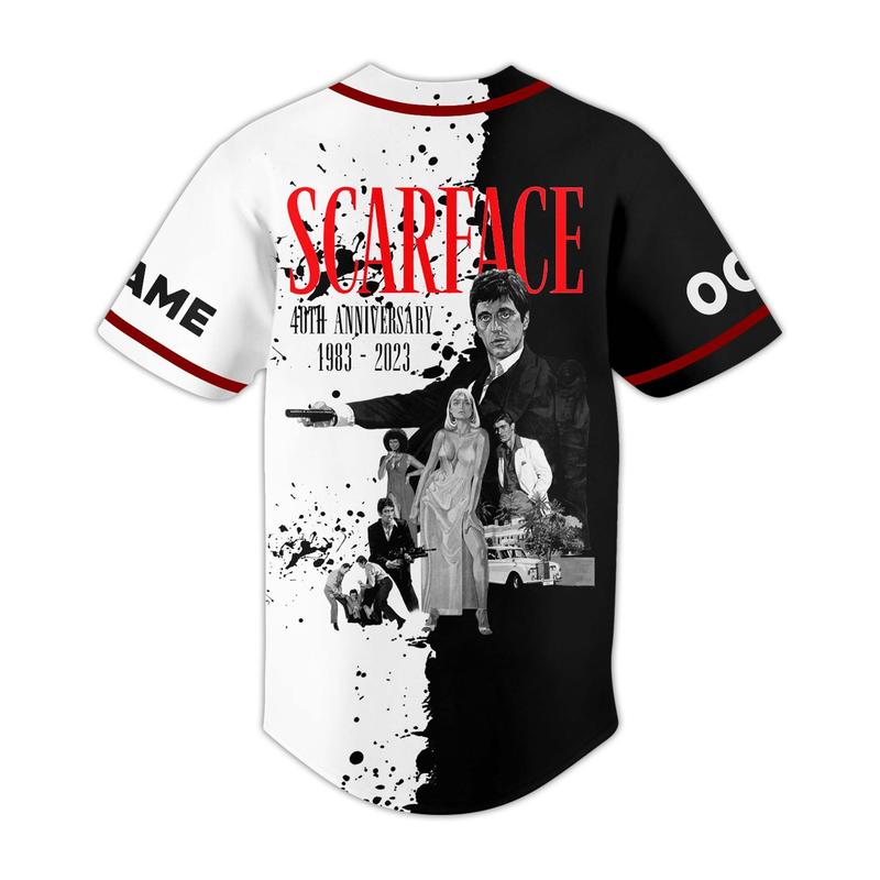 Scarface Baseball Jersey For Fans