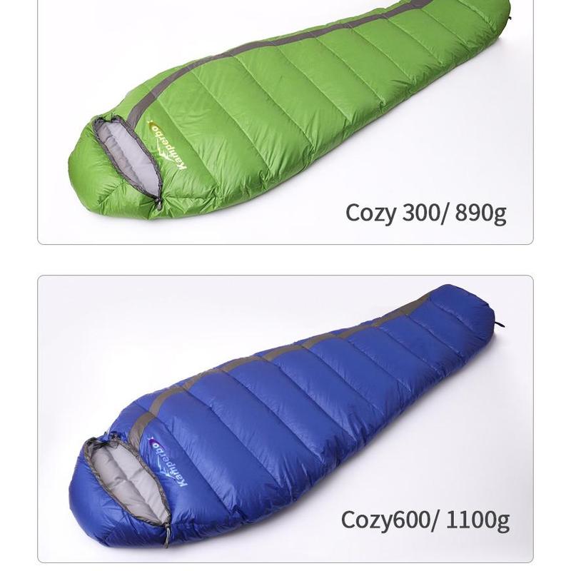 Kamperbox Cozy300 Down Sleeping Bag Ultra Light Sleeping Bag Winter Sleeping Bag Camping Equipment Light Sleeping Bag Camping