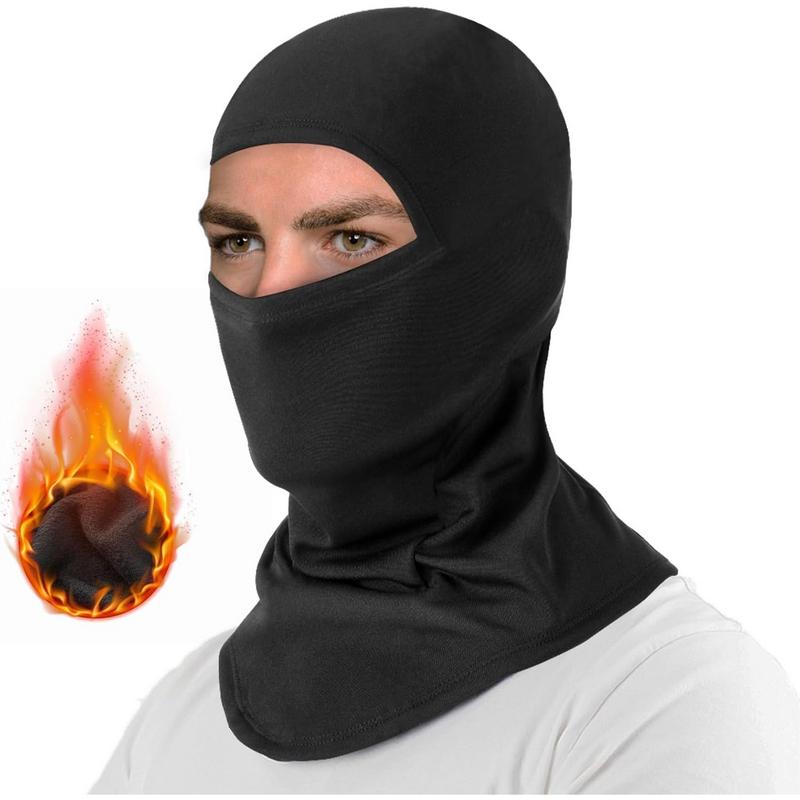 Men's cold weather balaclava, ski mask, windproof warm winter scarf mask, women's cycling neck warmer hood