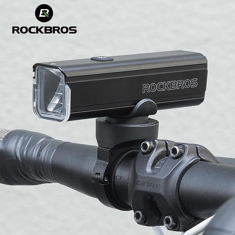 ROCKBROS Bike Light 1000 Lumens USB Rechargeable Bike Headlight Led IPX6 Waterproof Bike Front Light 5 Modes Aluminum Alloy Super Bright Bike Light for Night Riding