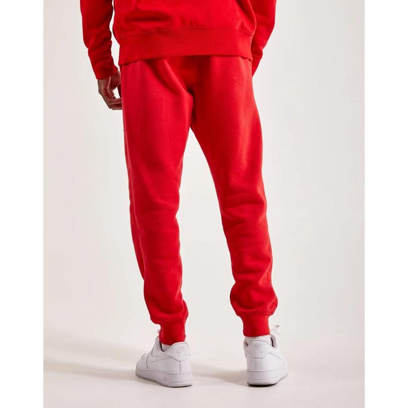 Nike Club Fleece Joggers Red White  BV2671-657 Men's