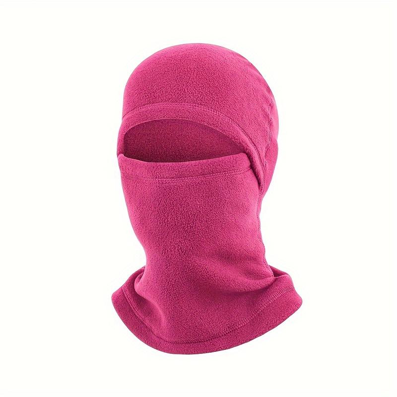 Polar Fleece Balaclava Face Mask - Soft, Warm, Windproof, Coldproof, Multifunctional, Casual, Monochrome, Hooded Neck Gaiter for Autumn and Winter Riding, Head Cover with Ultimate Protection