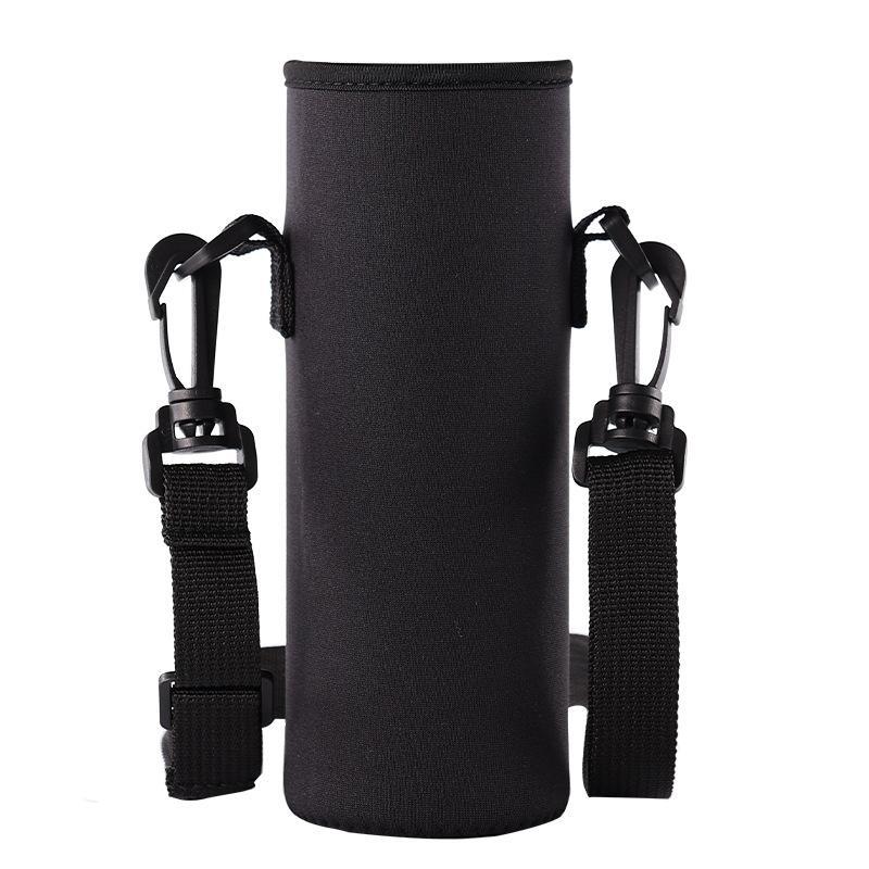 Portable Water Bottle Bag with Strap, Large Capacity Outdoor Water Bottle Sleeve, Thickened Insulated Shoulder Bag for Outdoor Sports [without Water Bottles]