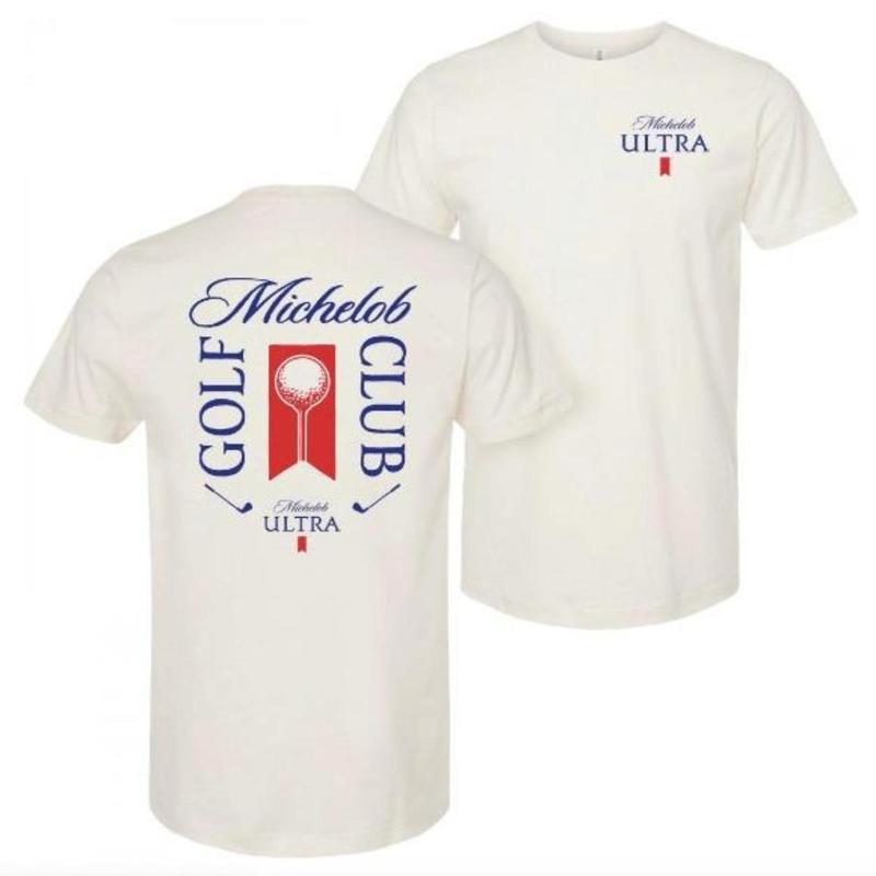 Michelob Ultra Golfing T-Shirt, Beer Drinking Shirt, Michelob Golf Club Graphic Tee, Classic Golf Design