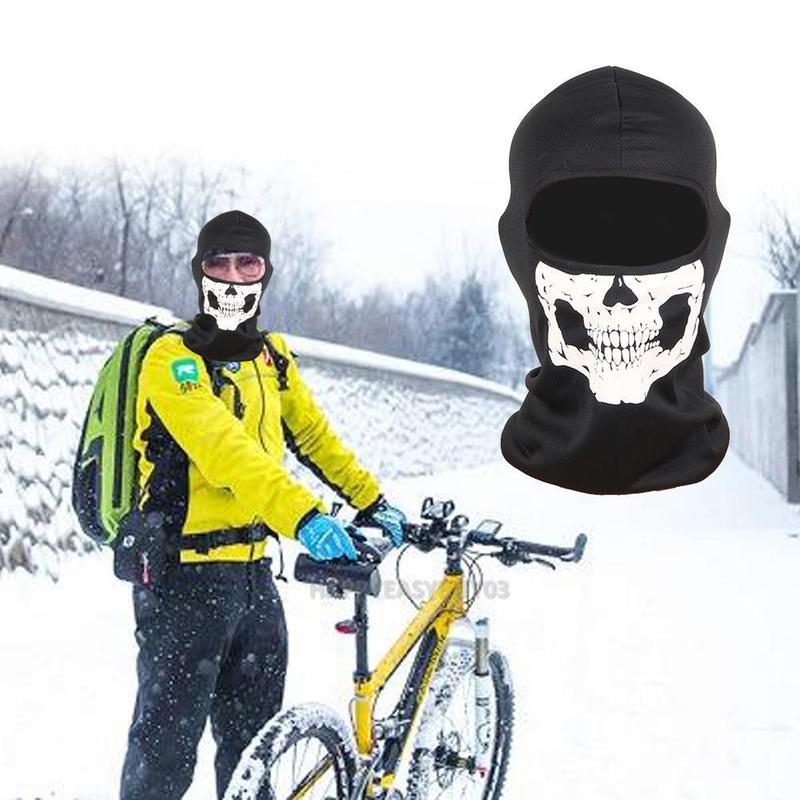 Balaclava Skull Full Face Mask UV Protection Tactical Sun Hood Ski Mask for Mens