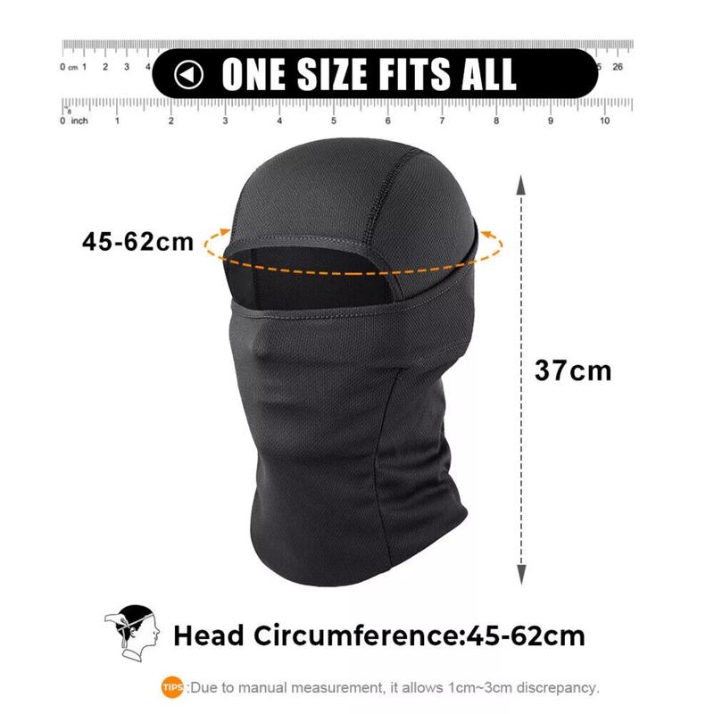 Outdoor Sports Riding Mask, Windproof, Dustproof, Breathable, Unisex Motorcycle Head Cover, Sunscreen Headgear