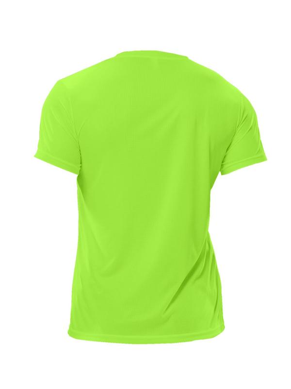 Men's Sports Tees, Breathable & Thin Quick Dry Solid Crew Neck Short Sleeve Loose Fit Fitness T-shirt, Men's Sportswear Clothing