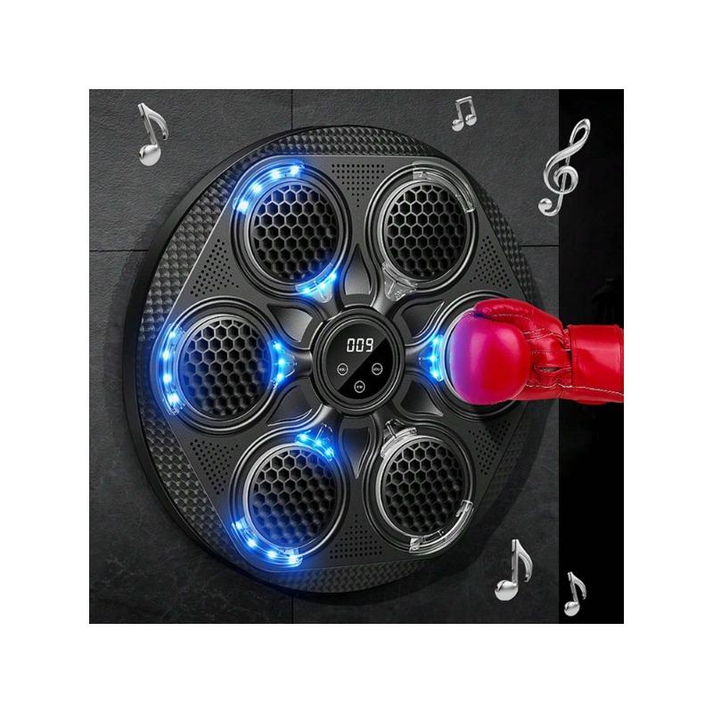 2024 New Model Music Boxing Machine With Boxing Gloves,Smart Bluetooth Music Wall Mounted Boxing Target With LED Light,15 Speed Modes, Unleash Your Passion,You Can Exercise The Reaction Speed Of Your Hands And Eyes.