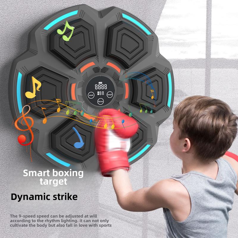 Cross-Border Music Boxing Machine Music Boxing Wall Target Children's Boxing Machine Reaction Trainer Boxing Target Bluetooth Music