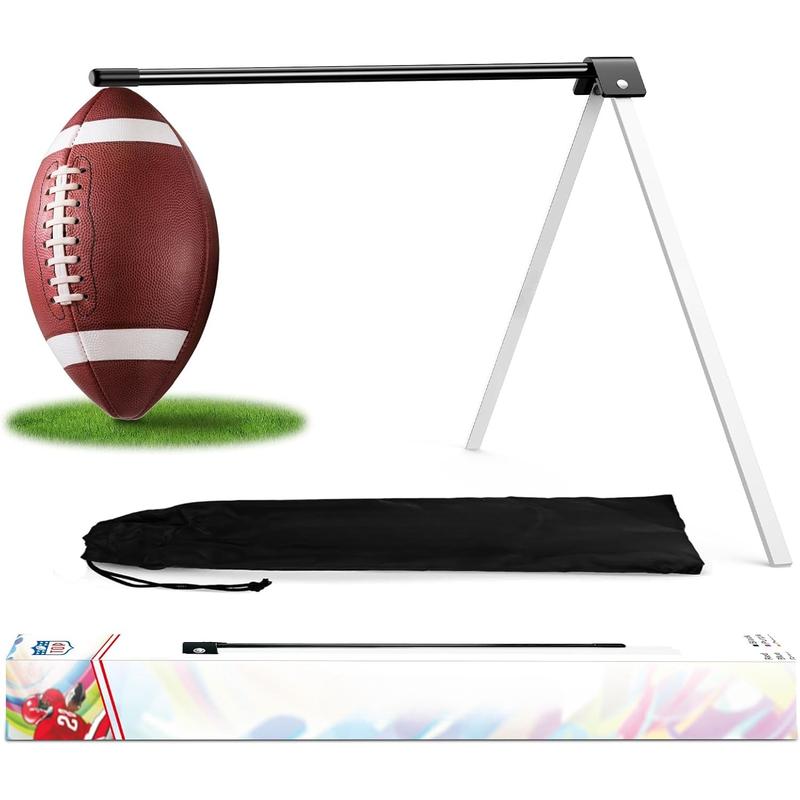 Football Kicking Tee, Portable Field Goal Kicking Holder Stand, Kickoff Tee Compatible with All Football Sizes, Football Training Practice Equipment for Adult & Youth