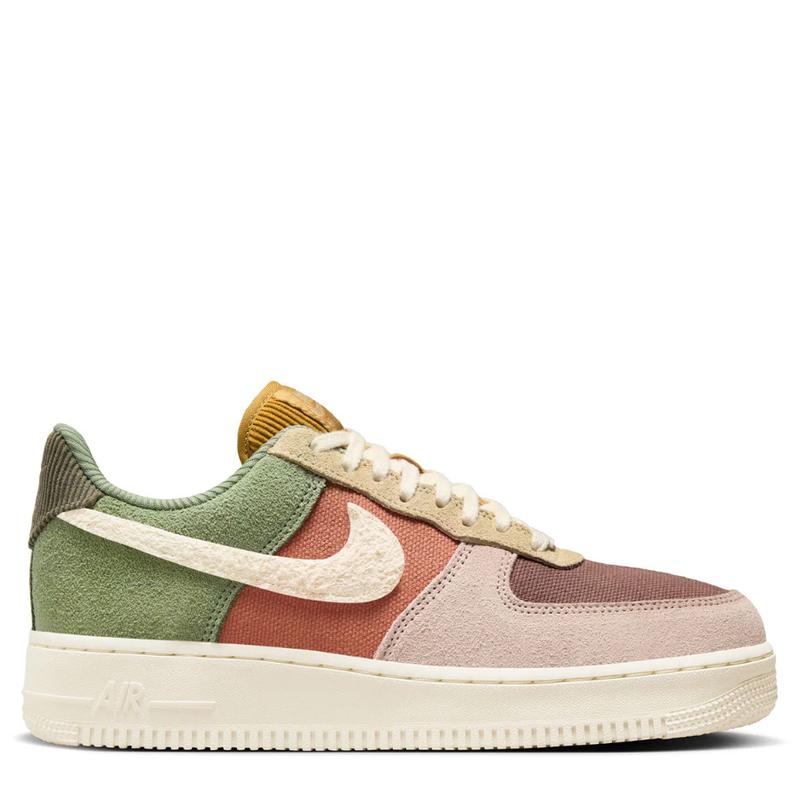 Nike Air Force 1 Low '07 LX Oil Green Terra Blush FZ3782-386 Womens Fashion Sneakers New