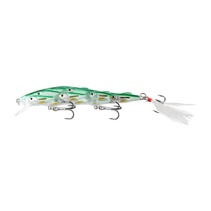 Artificial Fishing Lure with Feather Hook, Eye-catching Simulation Fishing Bait, Fishing Lure, Outdoor Fishing Accessories