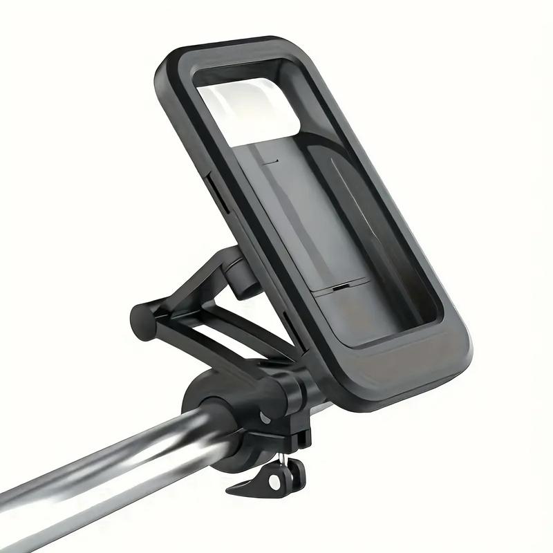 Waterproof Bike Phone Mount, Adjustable & Rotatable Bike Phone Holder, Universal Bike Cellphone Cradle for Outdoor Cycling