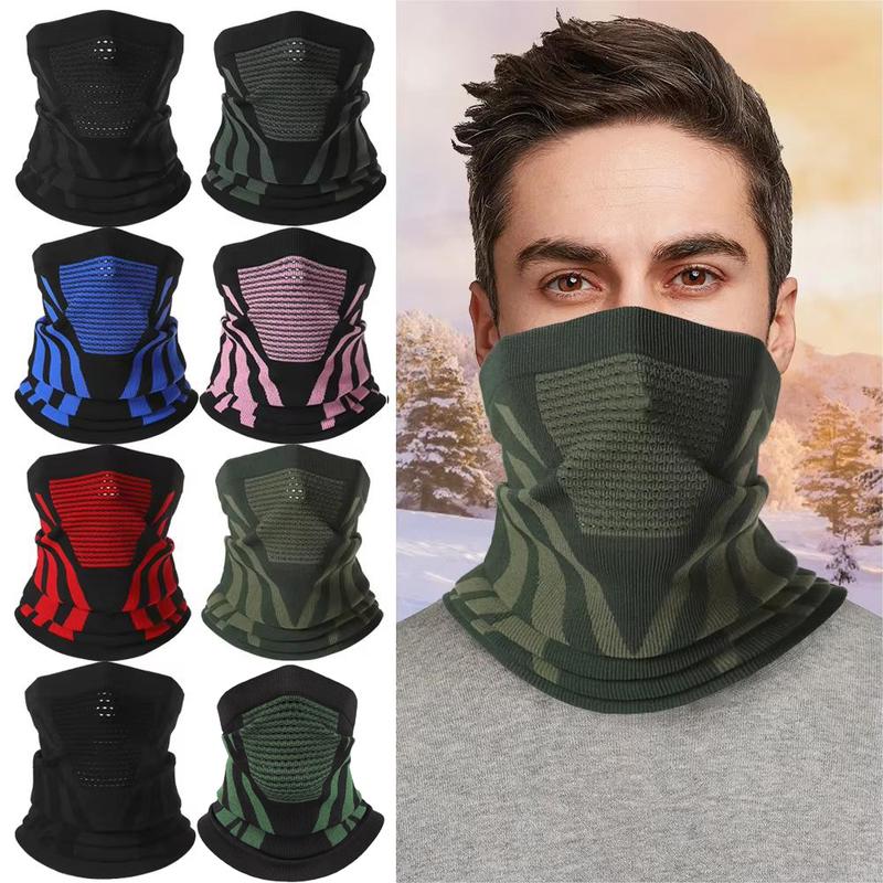 Men Women Winter Neck Warmer Gaiter Windproof Face Cover Scarf Mask Balaclava Bandana for Ski Snowboard Cycling & Outdoor Sports Accessories