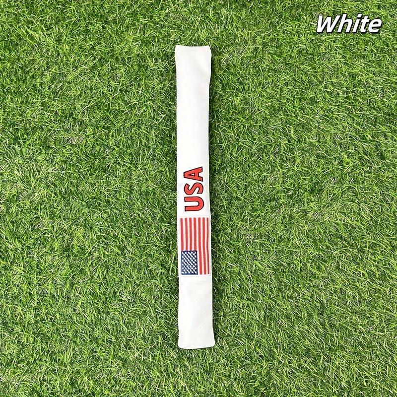 Golf Putting Rod Cover, American Flag Design Golf Putter Head Cover, Durable Golf Club Putter Head Cover, Golf Accessories for Most Standard Rods