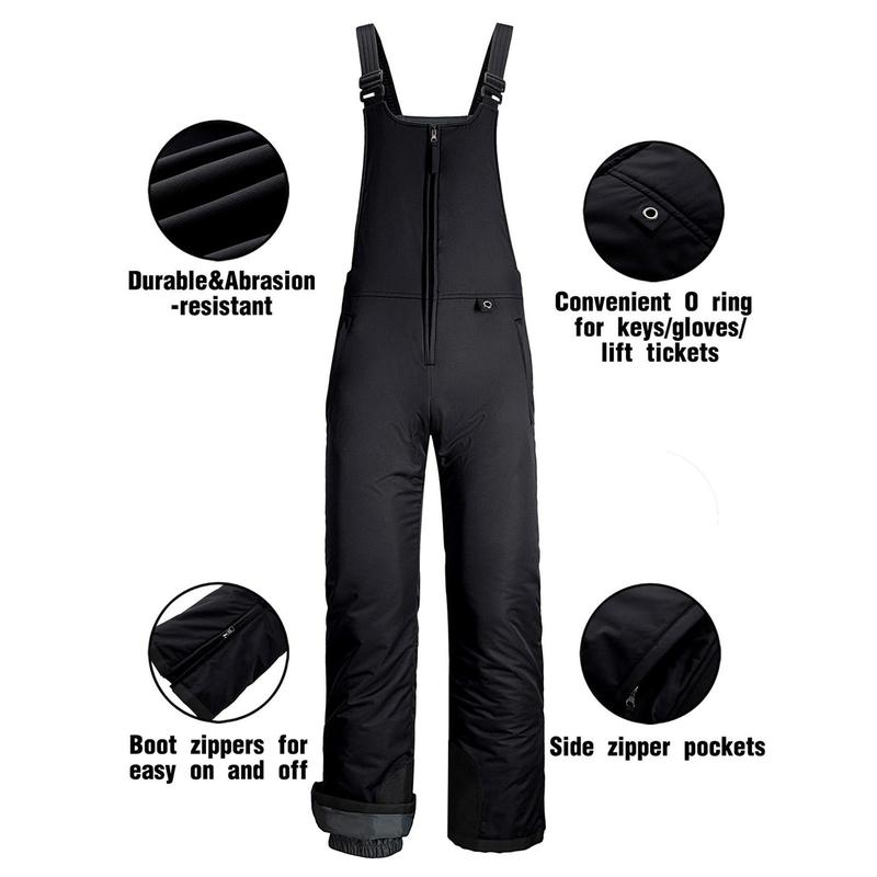 GEMYSE Men's Insulated Waterproof Ski Bib Overalls Winter Snowboarding Pants Men's Waterproof christmas giftideas christmasgift TikTokShopBlackFriday