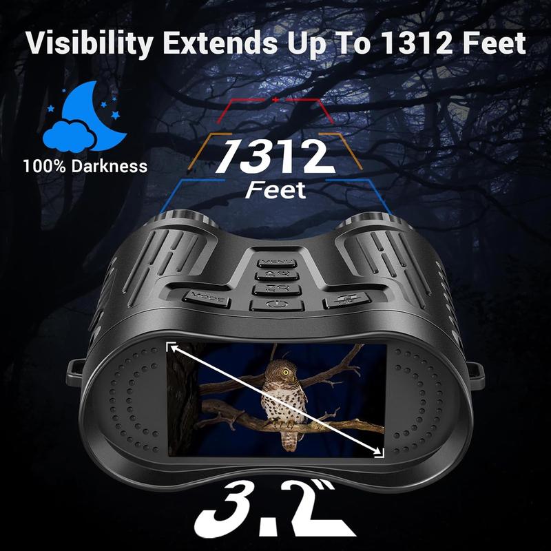 Night Vision Goggles, 4K Night Vision Binoculars for Adults, Rechargeable 3.2