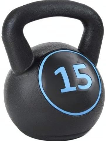 ​Wide Grip 3-Piece Kettlebell Exercise Fitness Weight Set, Include 5 lbs, 10 lbs, ​15 lbs​ and 20 lbs, Set of 3