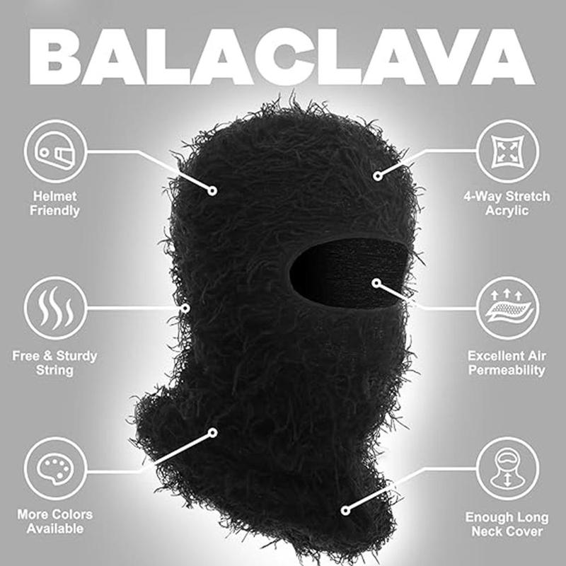 Balaclava Face Mask, Mask UV Protector Lightweight Snowboard Balaclava Ski Mask Full Face Knitted Balaclava Hat Windproof Ski Mask For Cold Weather