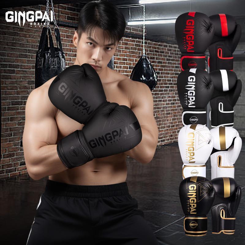 Professional Boxing Gloves, 1 Pair Professional Boxing Gloves for Men & Women, Training Gloves for Boxing, Muay Thai, Kickboxing, MMA, Boxing Equipment, Sports Equipment