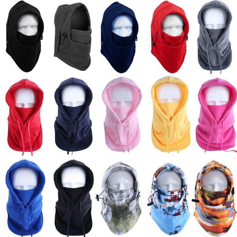 Winter Ready: Unisex Warm Balaclava Hat for Men and Women - Motorcycle, Skiing, Face Mask, Fleece Hood Cap