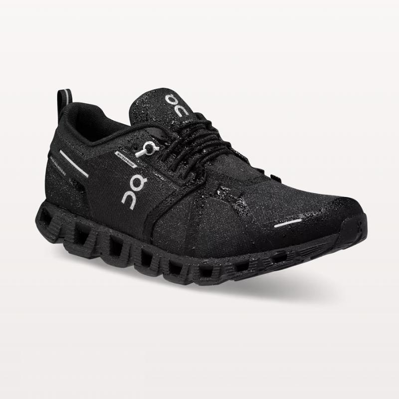 On Women's Cloud 5 Waterproof Running Shoes, Glacier & White | All Black | Savannah & Ivory - Full Size