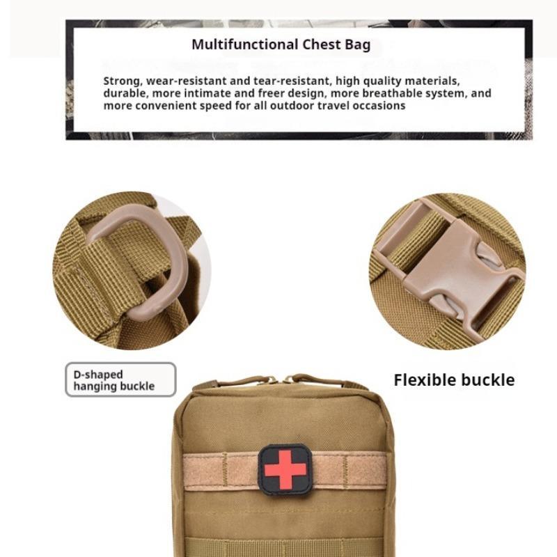 Emergency Medical Bag, 1 Count Medical Storage Bag, Outdoor Climbing Bag, Portable Medical Bag for Camping, Hiking, Hunting