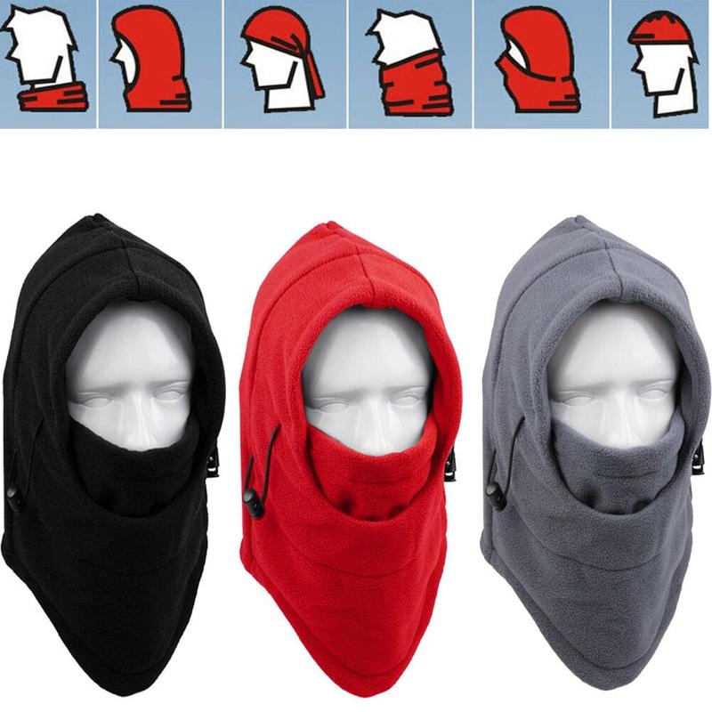 Winter Ready: Unisex Warm Balaclava Hat for Men and Women - Motorcycle, Skiing, Face Mask, Fleece Hood Cap