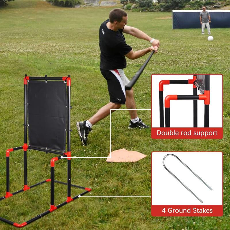 Baseball Strike Zone Target for Plastic Balls Compatible with Blitzball and Wiffle Ball Pitching  Strike Zone Target Set Up and Assemble Easily