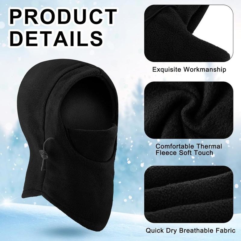 Winter Ready: Unisex Warm Balaclava Hat for Men and Women - Motorcycle, Skiing, Face Mask, Fleece Hood Cap