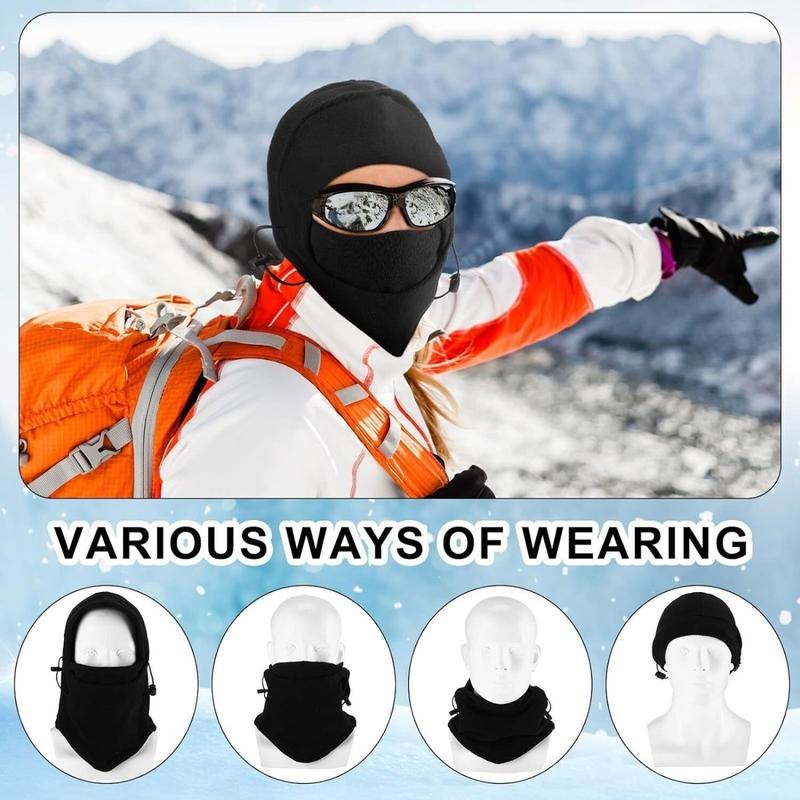 Winter Ready: Unisex Warm Balaclava Hat for Men and Women - Motorcycle, Skiing, Face Mask, Fleece Hood Cap