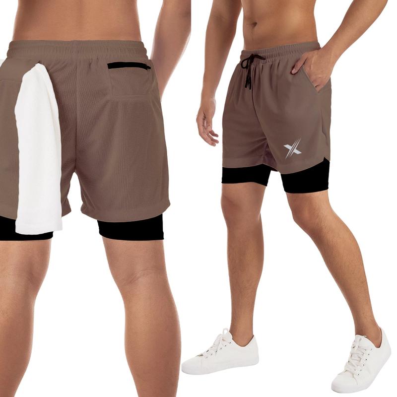 Extreme Fit Men's XTF VAPOR Liner Shorts - Performance Running Shorts with Built-in Support & Pockets