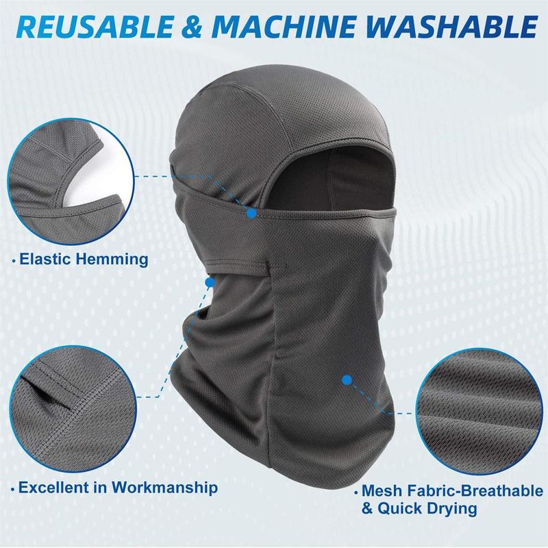 Breathable Balaclava, UV Protection Sun Hood, Lightweight Windproof Full Face Mask For Motorcycle Cycling Climbing Outdoor, Outdoor Accessories