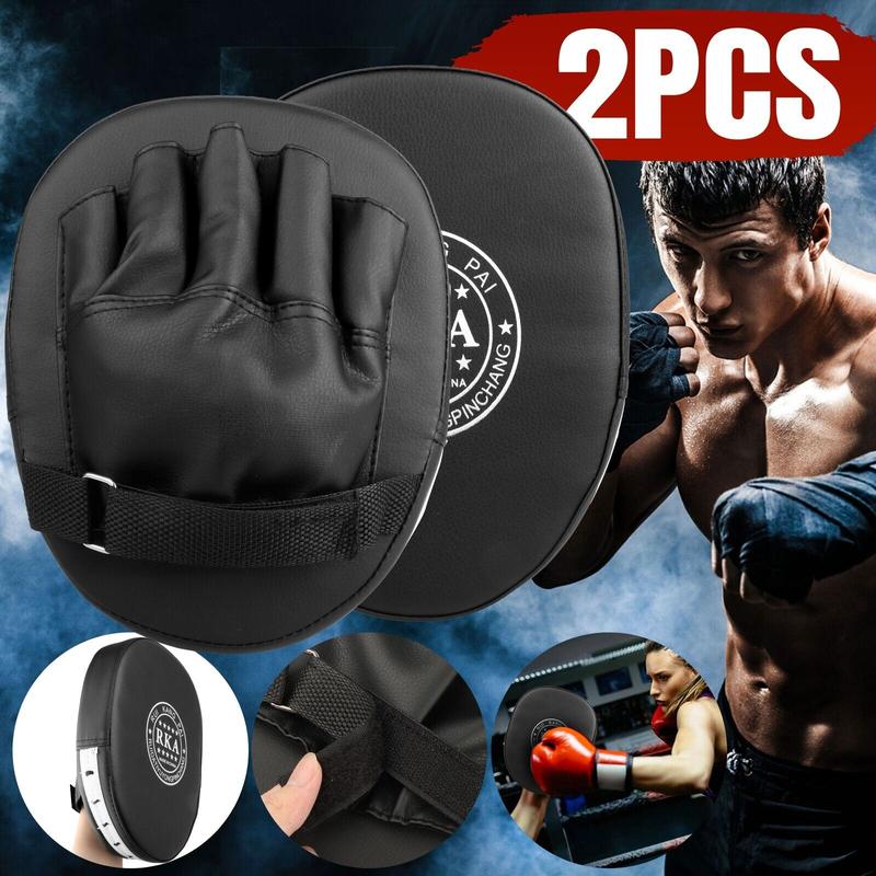 2Pcs MMA Boxing Punching Mitts Sparring Gloves Kick Target Focus Training Pads