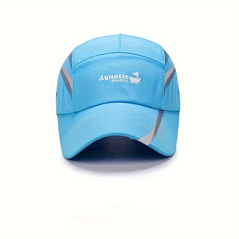 Quick-Drying Lightweight Summer Baseball Cap, Letter Print Casual Dad Cap, Sports Sun Hat, Golf, Fishing, Cycling Women and Men