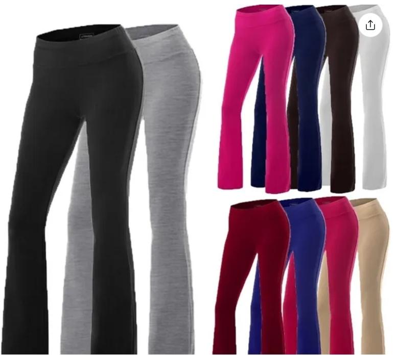 Women's Yoga Pants Flare Pants Stretch Sports Leggings