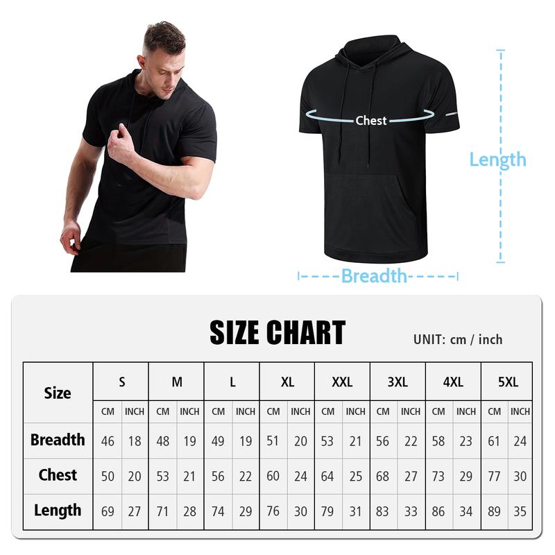 Men's 3Pack Workout Shirts quick drying Moisture Wicking Short Sleeve Mesh Athletic T-Shirts with Hoods