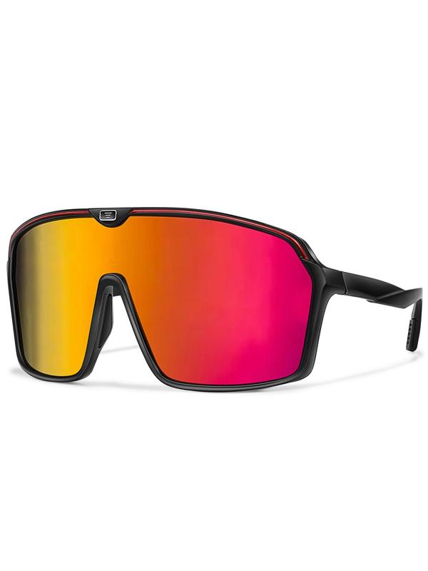 Sporty Unisex's Large Frame Sunglasses, Outdoor Sports Sunglasses for Men & Women, Sport Eyewear for Outdoor Activities