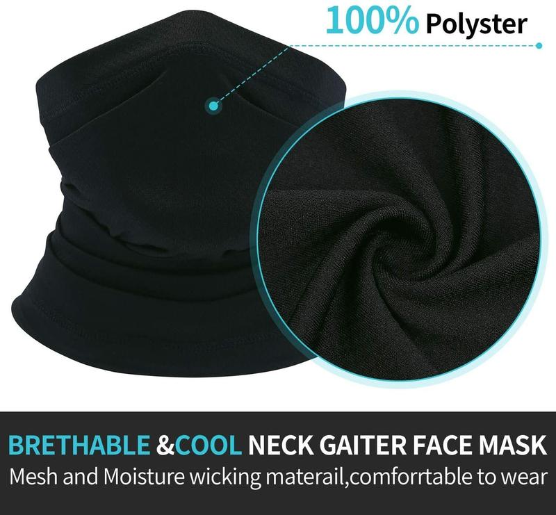 Cooling Summer Neck Gaiter Face Scarf Neck Cover for Cycling Bandana Headwear