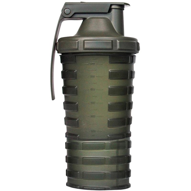 Grenade 20 oz. Shaker Blender Mixer Bottle with 600ml Protein Cup Compartment