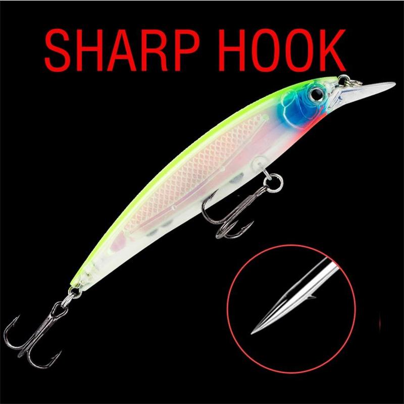 Bionic Fishing Lure, 1 Count Artificial Bait with Double Hook, Long Casting Lure, Outdoor Travel Fishing Accessories