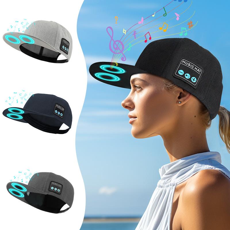 Adjustable Bluetooth Compatible Hat,Wireless Smart Speaker Sports Cap, Outdoor Sports Hat for Men & Women, Running Essentials, Christmas List ldeas 2024