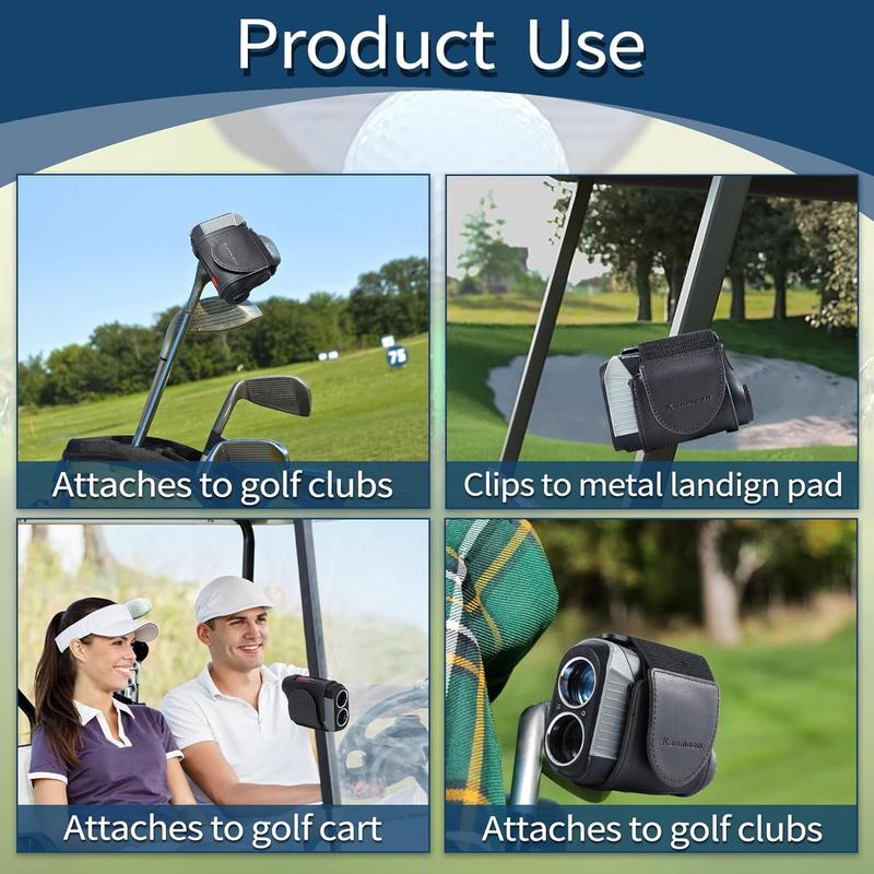 Golf Rangefinder Magnetic Strap, Adjustable Magnetic Rangefinder Strap Holder Wrap Mount for Golf Cart with Strong Magnet, Golf Accessories