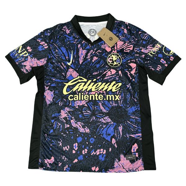 NIKE 2425 LIGA MX Club America Home henry Yellow Short Sleeve Soccer Jerseys New Season Quick Dry Sports