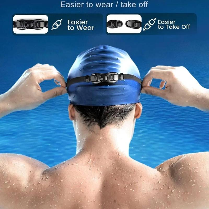 Swimming Goggles, 2 Pairs Anti-fog & Uv Protection Diving Googles, Wide Field Of View Clear Vision Swimming Goggles for Adults & Teenagers