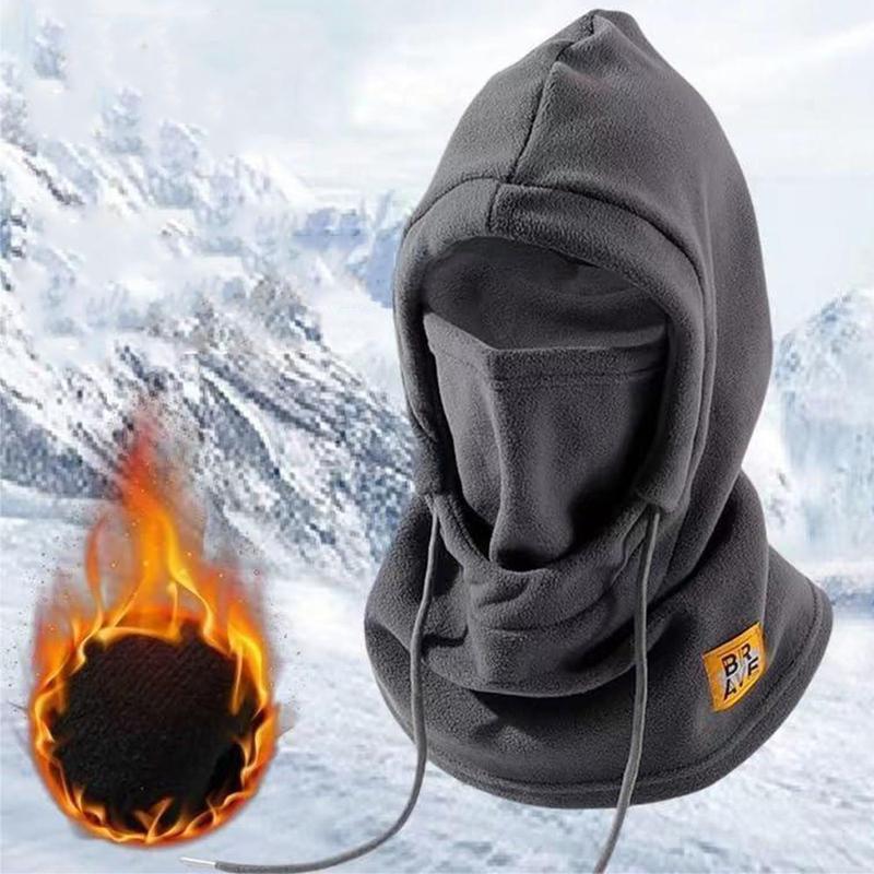 Fleece Balaclava Ski Mask, Windproof Neck Gaiter Hood, Lightweight Warm Winter Balaclava Hat for Extreme Cold Weather Gear Skiing Snowboarding