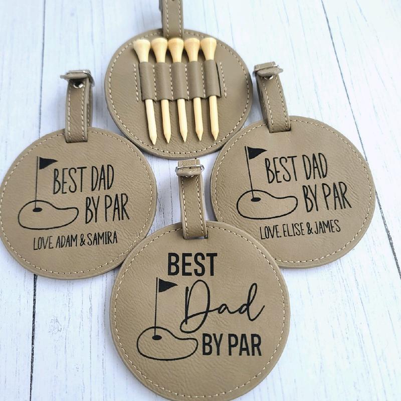 Best Dad By Par Golf Tee Holder, Personalized Gift For Dad From Kids, Golf Gift Ideas, Best Grandpa By Par, Best Uncle, Sports Gift