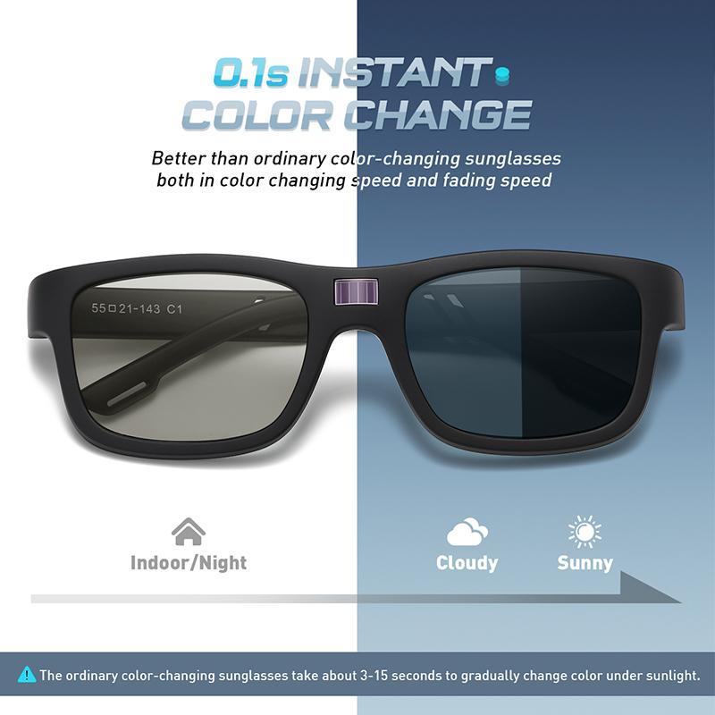 photosensitive colorchanging sunglasses for outdoor sports for fishing skiing cycling